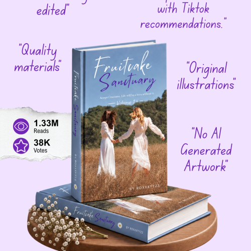 Fruitcake Sanctuary Vol. 1 by roxxxyy23 (Pre-order) | Hardbound Physical Copy | Self-Published | GL Novel | Girl Love | Sapphic Novel | Wattpad | GxG | WLW